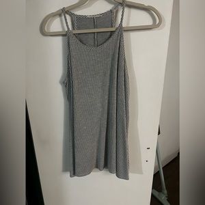 Stripped high neck 2X tank